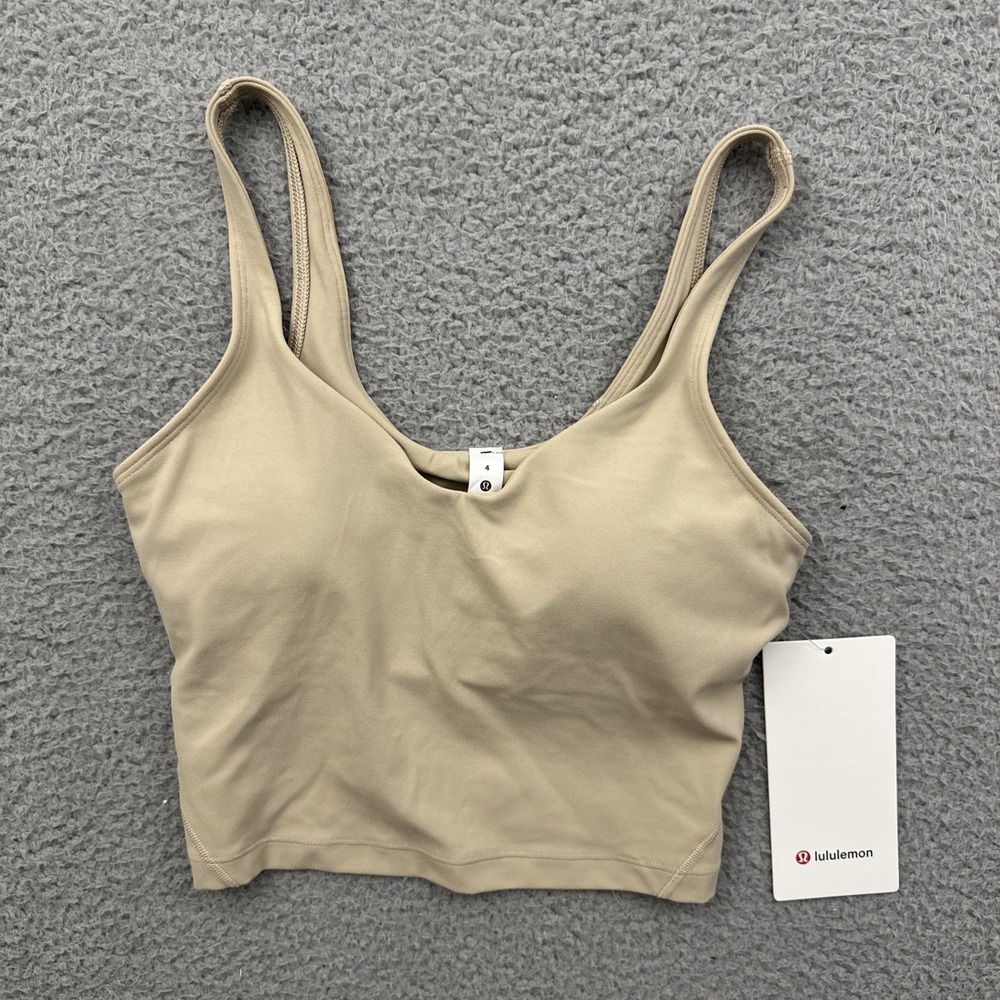 NWT Lululemon Align Tank Beige Cafe Au Lait Athletic Athleisure Women's 4